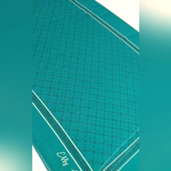 Effy Hematian Turquoise Long Scarf Vintage - Picture 4 of 11